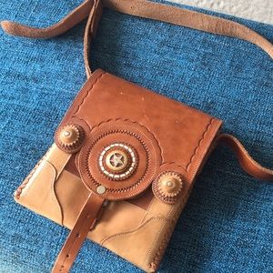 Rustic leather bag